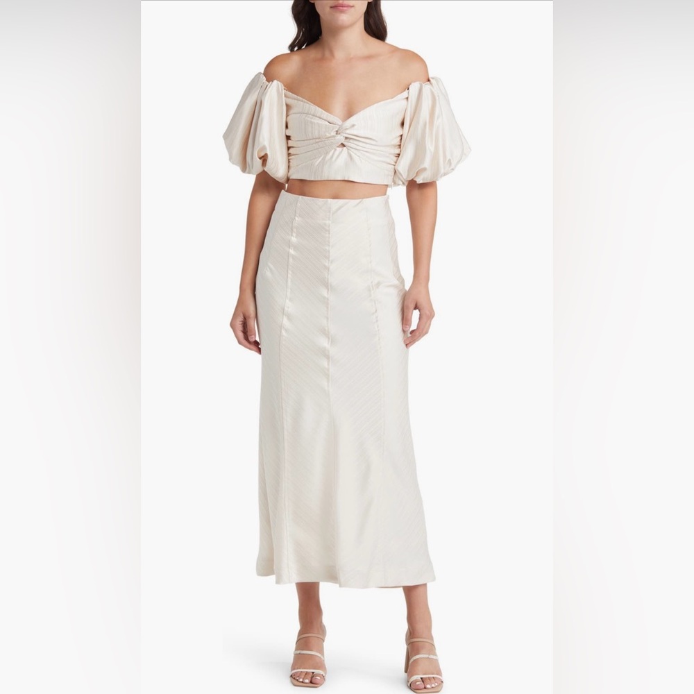 MOON RIVER Midi Skirt